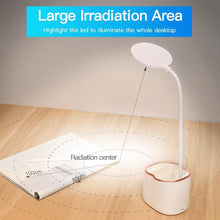 将图片加载到图库查看器，Rechargeable Table Lamp Storage Pen Holder Lamps Table 18 PCS LED Touch Table Lamp USB Hose Phone Stand Student Desk Lamp Decorative Table Lamp Cute Study Lamps for Bedroom Décor
