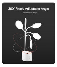 将图片加载到图库查看器，Rechargeable Table Lamp Storage Pen Holder Lamps Table 18 PCS LED Touch Table Lamp USB Hose Phone Stand Student Desk Lamp Decorative Table Lamp Cute Study Lamps for Bedroom Décor
