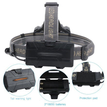 Load image into Gallery viewer, Rechargeable Ultra Bright Headlamp LED High Lumen   Headlamp USB Waterproof Flashlight Outdoor Camping 6 Modes Headlight For Outdoor Camping Cycling Running Fishing.
