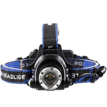 Load image into Gallery viewer, Rechargeable Ultra-bright High Lumen LED Headlamp Hands-Free USB Zoomable Headlight Waterproof  Super Bright Head Lights For Fishing Camping Hiking Riding JoggingTorch Flashlight
