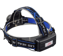 Load image into Gallery viewer, Rechargeable Ultra-bright High Lumen LED Headlamp Hands-Free USB Zoomable Headlight Waterproof  Super Bright Head Lights For Fishing Camping Hiking Riding JoggingTorch Flashlight
