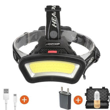 Load image into Gallery viewer, Rechargeable Usb Headlamp 500m Long Range Waterproof Headlight Lightweight Flashlight Hight Lumens Adjustable  Floodlight  For Outdoor Searchlight Hiking Camping Running Fishing Best Headlamps
