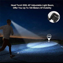 Load image into Gallery viewer, Rechargeable Usb Headlamp 500m Long Range Waterproof Headlight Lightweight Flashlight Hight Lumens Adjustable  Floodlight  For Outdoor Searchlight Hiking Camping Running Fishing Best Headlamps
