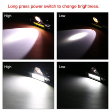 将图片加载到图库查看器，Rechargeable Waterproof Powerful LED Headlamp Portable Mini Built-in 18650 Battery Flashlight For  Portable Head Lamp Flashlight, Outdoor Lightweight Durable Headlight For Outdoor Running Camping Reading Fishing  Walking Jogging Headlight
