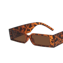 Load image into Gallery viewer, Rectangle Retro Sunglasses Trendy Small Rectangle Sunglasses Women Men Vintage Thick Frame Small Square Glasses n Small Glasses For  Men Modern Design Lightweight Frames Sunglasses For Summer
