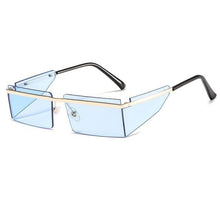 Load image into Gallery viewer, Rectangle Sunglasses Frameless Glasses Classic New Small Rimless Sunglasses For Women New Fashionable Square Sunglasses For Men New Eyewear Retro Rectangle Shape Glasses For Female In New Shades
