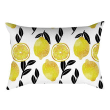 将图片加载到图库查看器，Rectangle Yellow Pillow Case Sofa Car Seat Cushion Cover Home Textile Modern Decorative Geometric Outdoor Pillow Cushion Covers Case For Couch Living Room Fashion Pillowcase 30x50CM
