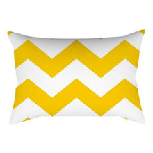 将图片加载到图库查看器，Rectangle Yellow Pillow Case Sofa Car Seat Cushion Cover Home Textile Modern Decorative Geometric Outdoor Pillow Cushion Covers Case For Couch Living Room Fashion Pillowcase 30x50CM

