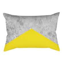 将图片加载到图库查看器，Rectangle Yellow Pillow Case Sofa Car Seat Cushion Cover Home Textile Modern Decorative Geometric Outdoor Pillow Cushion Covers Case For Couch Living Room Fashion Pillowcase 30x50CM
