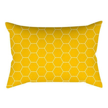 将图片加载到图库查看器，Rectangle Yellow Pillow Case Sofa Car Seat Cushion Cover Home Textile Modern Decorative Geometric Outdoor Pillow Cushion Covers Case For Couch Living Room Fashion Pillowcase 30x50CM
