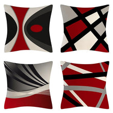 Load image into Gallery viewer, Red Abstract Cushion Cover Geometric Pillow Cases Sofa Decorative Modern Abstract Painting Pillow Case Beautiful Cushion Covers  Fashion Pillowcase Pillow Cover
