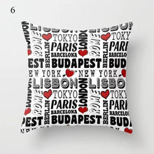 Load image into Gallery viewer, Red Abstract Cushion Cover Geometric Pillow Cases Sofa Decorative Modern Abstract Painting Pillow Case Beautiful Cushion Covers  Fashion Pillowcase Pillow Cover
