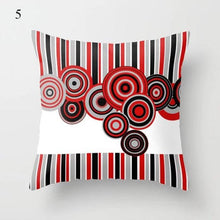 Load image into Gallery viewer, Red Abstract Cushion Cover Geometric Pillow Cases Sofa Decorative Modern Abstract Painting Pillow Case Beautiful Cushion Covers  Fashion Pillowcase Pillow Cover
