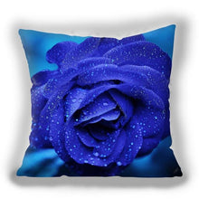 将图片加载到图库查看器，Red Flower Cushion Pillow Covers Love Pillow Covers Decorative Linen Square Couple Cushion Cases Home Decor Polyester Throw Pillow Case Super Soft Short Plush Cushion Cover Festive Home Decorative Cushions 45X45CM

