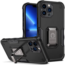 Load image into Gallery viewer, Red Shockproof Camera Protective Case For iPhone 14 Pro Max 13 Pro 12 Kickstand Holder Built-in Magnetic Smartphone Phone Cover

