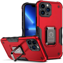 Load image into Gallery viewer, Red Shockproof Camera Protective Case For iPhone 14 Pro Max 13 Pro 12 Kickstand Holder Built-in Magnetic Smartphone Phone Cover
