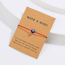 将图片加载到图库查看器，Red String Bracelets Simple Lightweight Bracelet Handmade Braided Rope Blue Eye Charm Jewelry For Women Children Handmade Braided Rope Matching Bracelet Adjustable Blue Eye Charm Bracelets For Men And Women
