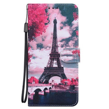 Load image into Gallery viewer, Redmi9T Magnetic Leather Phone Case on For Xiaomi Redmi 9T 9AT 9A 9C NFC Redmi9 9 T A Power 9Prime Wallet Book Cute Cover Colorful Premium Leather Wrist Strap Viewing Stand Magnetic Folio Inner Protective Flip Cover
