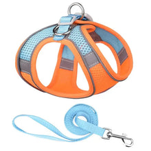 Load image into Gallery viewer, Reflective Dogs Harness with Leash Adjustable Harness Vest Breathable Collars
