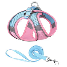 Load image into Gallery viewer, Reflective Dogs Harness with Leash Adjustable Harness Vest Breathable Collars
