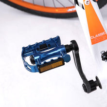 将图片加载到图库查看器，Reflective Setting On Both Sides All-aluminum Large Pedal Bicycle Universal Non-slip Pedal Riding Equipment Bike Pedals Mountain Road Bicycle Flat Pedal-Universal Lightweight Aluminum Alloy Platform Pedal For Travel Cycle-Cross The Road
