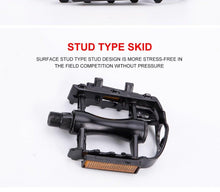 将图片加载到图库查看器，Reflective Setting On Both Sides All-aluminum Large Pedal Bicycle Universal Non-slip Pedal Riding Equipment Bike Pedals Mountain Road Bicycle Flat Pedal-Universal Lightweight Aluminum Alloy Platform Pedal For Travel Cycle-Cross The Road
