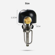 Load image into Gallery viewer, Retro Classical Bicycle Bell Clear Loud Sound  Road Bike Folding Bikes Handlebar Copper Ring Horn Safety Warning Alarm Bike Bell Classic Bicycle Bell For Bike Ring Bell With Loud Sound Bells For Road Mountain Bike Handlebars Adults
