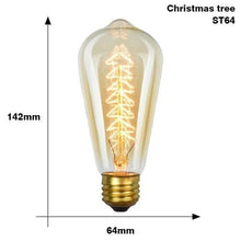 将图片加载到图库查看器，Retro Edison Bulb ST64 A19 T45 G80 G95 G125 Incandescent Light Bulb E27 220V 40W filament bulb lighting tubes Edison
