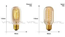 将图片加载到图库查看器，Retro Edison Bulb ST64 A19 T45 G80 G95 G125 Incandescent Light Bulb E27 220V 40W filament bulb lighting tubes Edison

