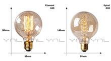 将图片加载到图库查看器，Retro Edison Bulb ST64 A19 T45 G80 G95 G125 Incandescent Light Bulb E27 220V 40W filament bulb lighting tubes Edison
