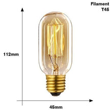 将图片加载到图库查看器，Retro Edison Bulb ST64 A19 T45 G80 G95 G125 Incandescent Light Bulb E27 220V 40W filament bulb lighting tubes Edison
