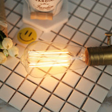 Load image into Gallery viewer, Retro Edison Light Bulb Filament Incandescent Ampoule Bulbs Antique Vintage Style Light Amber Warm Dimmable Vintage Edison Light Bulb For Table Lamp Restaurant Home Office

