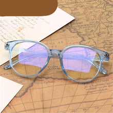 将图片加载到图库查看器，Retro Glasses Radiation Protection Optical Nearsight Frame For Men  And Women Anti Blue Computer Eyewear Unisex Blue Light Blocking Glasses Stylish Eyewear Comfortable Eye Protection UV Glare -1 -1.5 -2.0 -2.5
