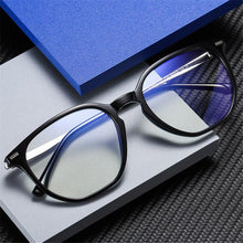 将图片加载到图库查看器，Retro Glasses Radiation Protection Optical Nearsight Frame For Men  And Women Anti Blue Computer Eyewear Unisex Blue Light Blocking Glasses Stylish Eyewear Comfortable Eye Protection UV Glare -1 -1.5 -2.0 -2.5
