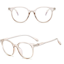 将图片加载到图库查看器，Retro Glasses Radiation Protection Optical Nearsight Frame For Men  And Women Anti Blue Computer Eyewear Unisex Blue Light Blocking Glasses Stylish Eyewear Comfortable Eye Protection UV Glare -1 -1.5 -2.0 -2.5
