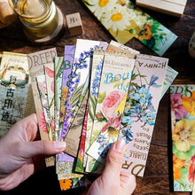 Load image into Gallery viewer, Retro Image Collection Paper Bookmarks Bookmarks For Books Share Book Markers Tab For Books Stationery Creative Poetic Bookmarks Painting Style Bookmarks Literary Bookmarks Message Cards Book Notes Paper Page Holder Reading Bookmarks For Women Men Kids
