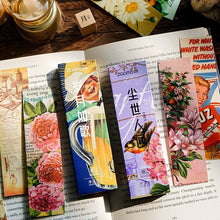 Load image into Gallery viewer, Retro Image Collection Paper Bookmarks Bookmarks For Books Share Book Markers Tab For Books Stationery Creative Poetic Bookmarks Painting Style Bookmarks Literary Bookmarks Message Cards Book Notes Paper Page Holder Reading Bookmarks For Women Men Kids
