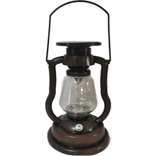Load image into Gallery viewer, Retro Kerosene Lamp LED Horse Lantern Outdoor Waterproof Portable Rechargeable Solar Powered Flame Light
