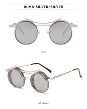 Load image into Gallery viewer, Retro Metal Round Circle Frame Sunglasses For Men New Fashionable New Round Shape Style Glasses For Women New Vintage Luxury Style Retro Sunglasses
