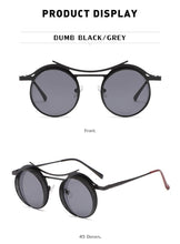 Load image into Gallery viewer, Retro Metal Round Circle Frame Sunglasses For Men New Fashionable New Round Shape Style Glasses For Women New Vintage Luxury Style Retro Sunglasses
