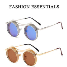 Load image into Gallery viewer, Retro Metal Round Circle Frame Sunglasses For Men New Fashionable New Round Shape Style Glasses For Women New Vintage Luxury Style Retro Sunglasses
