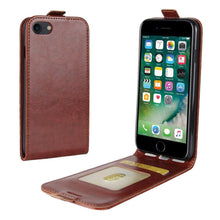 将图片加载到图库查看器，Retro PU Leather Shockproof Magnetic Wallet Flip Case Cover with Card Slot Holder for for iPhone Flip Leather Case for iPhone 12 Mini 6S 7 8+ 6 Plus Luxury Phone Cover for iPhone 11 Pro XR XS Max SE Flip Cases
