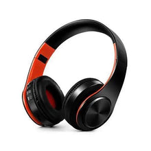 Load image into Gallery viewer, Retro Stereo Earphones Bluetooth Headphone Music Headset FM And Support SD Card With Mic And Volume Control, Wireless And Wired Headset
