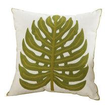 将图片加载到图库查看器，100% Cotton Embroidery Flower Pattern Pillow Cover Home Decoration Sofa Cushion Cover Housewarming Gift Pillow Case Decorative Embroidered Pillow Cover Handmade Cotton Cover For Throw Pillows Beautiful Modern Floral Patterns 45x45cm
