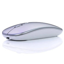 Load image into Gallery viewer, Retro Wireless Mouse RGB Rechargeable Mouse Wireless Computer Mute Mouse Portable Mobile Optical Office Mouse with USB LED Backlit Gaming Office Mouse Laptop
