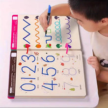 将图片加载到图库查看器，Reusable Magic Practice Workbook Set with Erasable Pen and Refills
