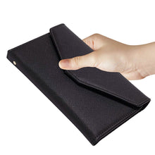 将图片加载到图库查看器，RFID Blocking Travel Passport Organizer Holder Wallet With CDC Vaccination Card Slot Protector
