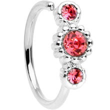 Load image into Gallery viewer, 20G 5/16 Pink CZ Fashion Fusion Seamless Circular Ring
