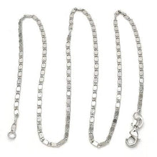 Load image into Gallery viewer, Rhodium Filled High Polish Finish Basic Necklace
