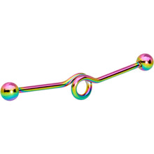Load image into Gallery viewer, 14G Multi Color Twist Industrial Project Bar Set of 5 40mm
